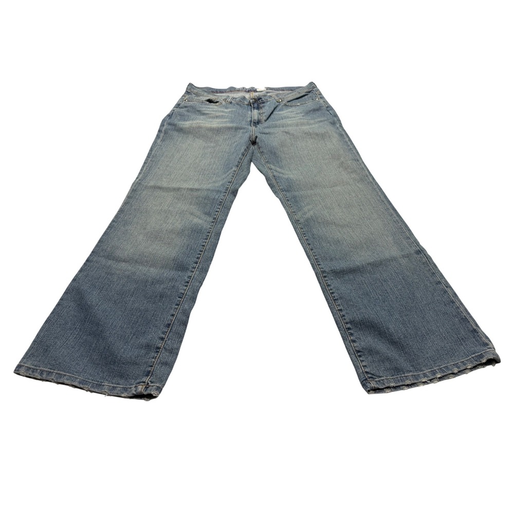 Covington Womens Blue Denim Straight Leg Jeans Size 16WP Medium Wash 1960235L